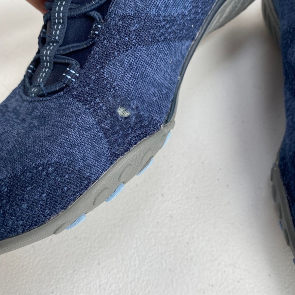 Skechers Womens Relaxed Fit Memory Foam Navy Blue Shoes Size7.5M Comfort  23855 - Picture 7 of 15